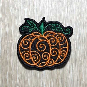 Pumpkin Patches iron on patches Halloween iron on patch patches for Jackets embroidery patch Patch for backpack