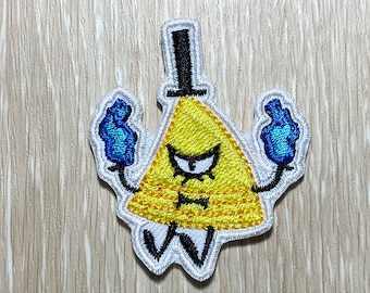 Bill Cipher Patches iron on patches Gravity Falls iron on patch patches for Jackets embroidery patch Patch for backpack