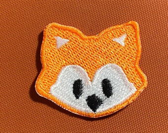 Fox Patches ferro su patch Fox Face ferro su patch patch per giacche ricamo patch patch per zaino