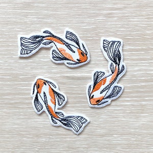 Set 3 pct Koi vis Patches ijzer op patches Toy Story ijzer op patch patches voor Jassen borduurwerk patch Patch voor rugzak