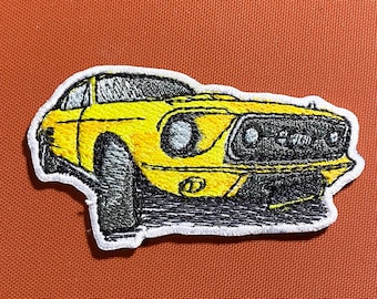 Ford Mustang Patches iron on patches Car iron on patch patches for Jackets embroidery patch Patch for backpack