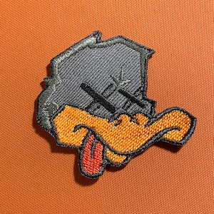Bad Duck Patches Bügelbild Ente Aufbügler für Jacken Bügelbild Flicken für Rucksack