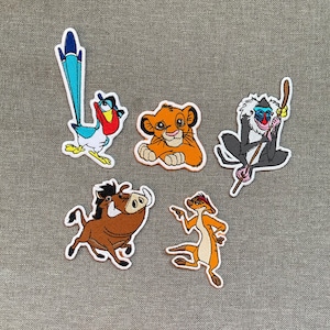 De leeuwenkoning Patches ijzer op patches ijzer op patch patches voor Jassen borduur patch Patch voor rugzak