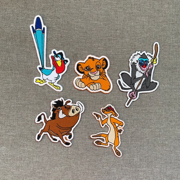 The lion king Patches iron on patches iron on patch patches for Jackets embroidery patch Patch for backpack