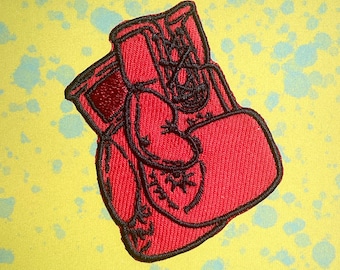 Boxing gloves Patches iron on boxing gloves  patches Boxing iron on patch patches for Jackets embroidery patch Patch for backpack