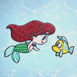 Ariel Patches opstrijkbare patches Princess cartoon opstrijkbare patch patches voor jassen borduurpatch Patch voor rugzak