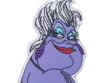Ursula Patches iron on patches Ariel  iron on patch patches for Jackets embroidery patch Patch for backpack