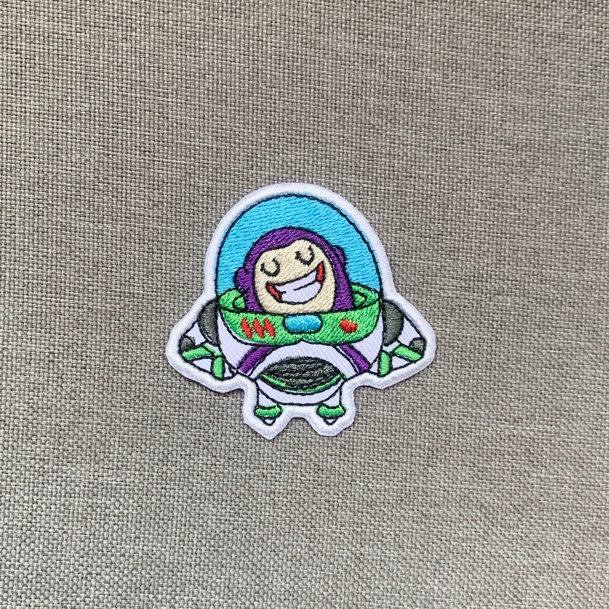 BUZZ LIGHTYEAR EMBROIDERED BADGE SEW ON IRON ON PATCH TOY STORY