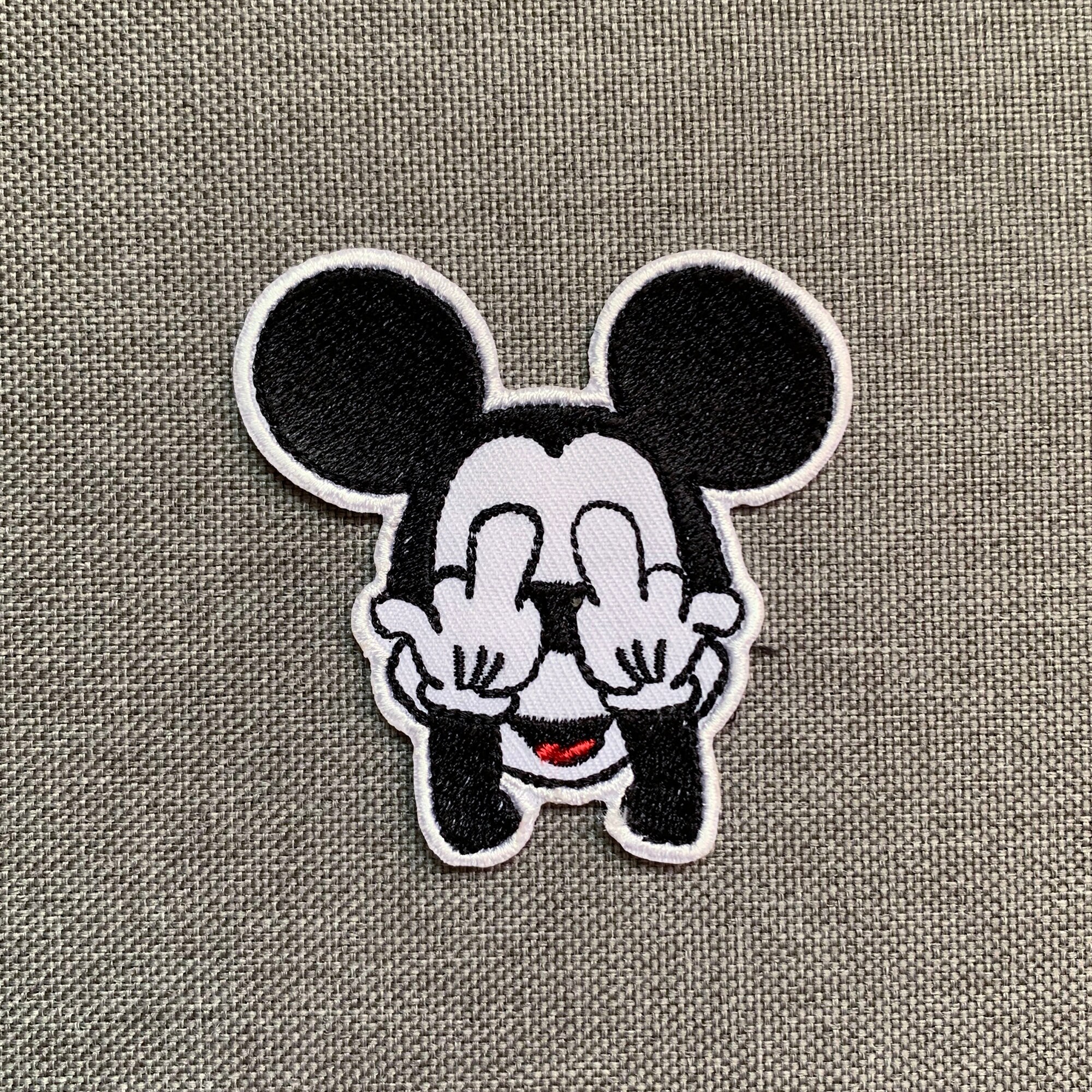 Mickey and Minnie Patches Iron on Patches Iron on Patch Patches for Jackets  Embroidery Patch Patch for Backpack 