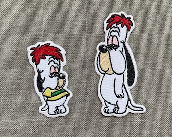 Droopy & Dripple Patches iron on patches Dog iron on patch patches for Jackets embroidery patch Patch for backpack