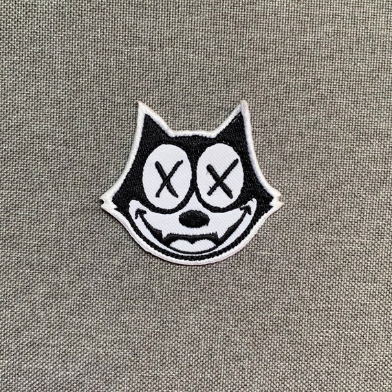 Felix the Cat Iron on Patch, Cherry Patches, Felix Patches Iron on  ,embroidered Patch Iron, Patches for Jacket ,logo Back Patch, -  Denmark