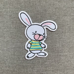 Rabbit Patches iron on patches Rabbit iron on patch patches for Jackets embroidery patch Patch for backpack