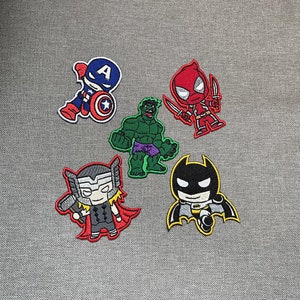 Super hero Patches iron on patches Marvel iron on patch patches for Jackets embroidery patch Patch for backpack