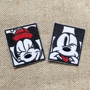 Mickey En Minnie Patches ijzer op patches ijzer op patch patches voor Jassen borduurwerk patch Patch voor rugzak