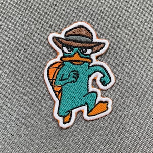 Perry Patches ijzer op patches Perry ijzer op patch patches voor Jassen borduur patch Patch voor rugzak
