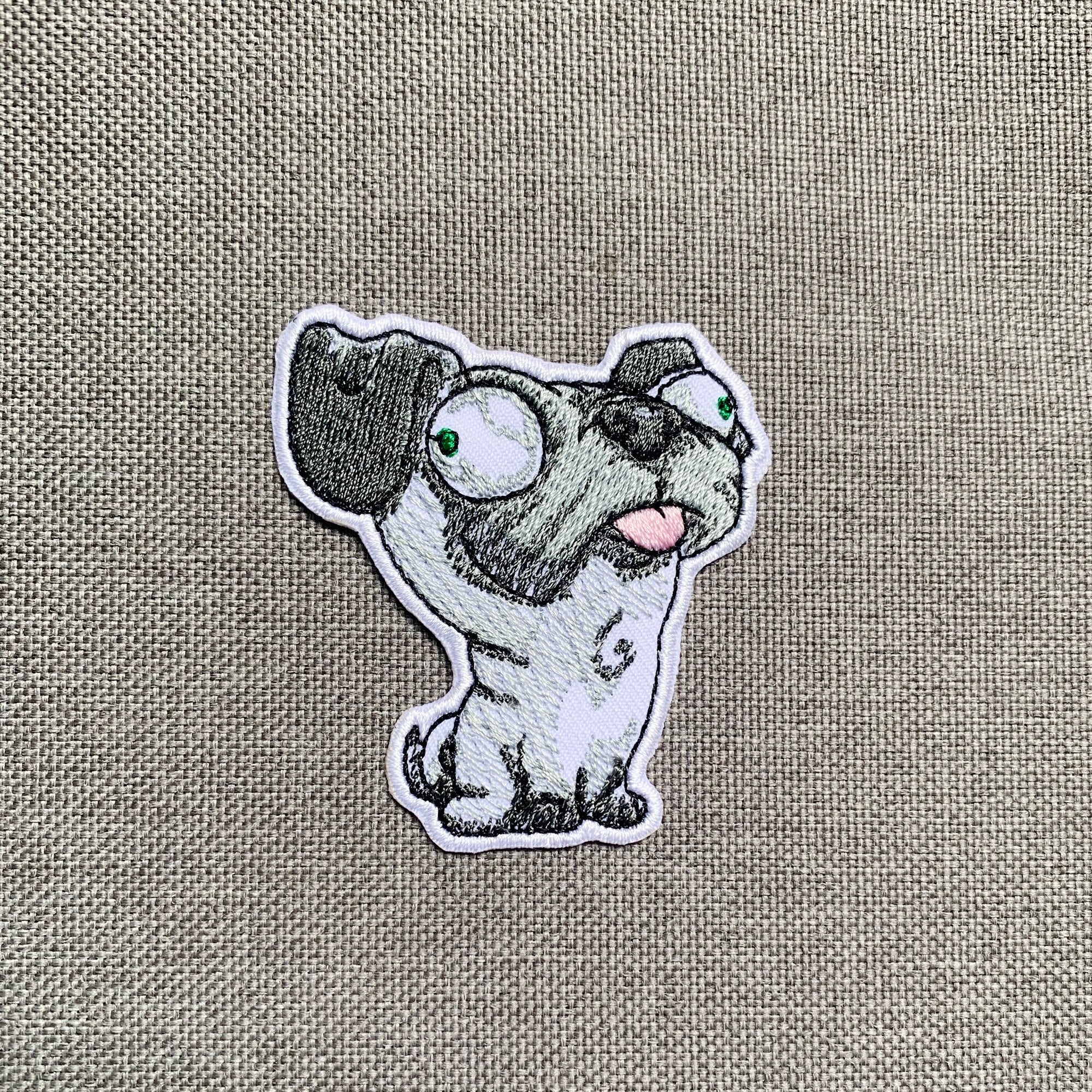 Funny Pug Dog Patches Iron on Patches Dog Iron on Patch Patches for ...