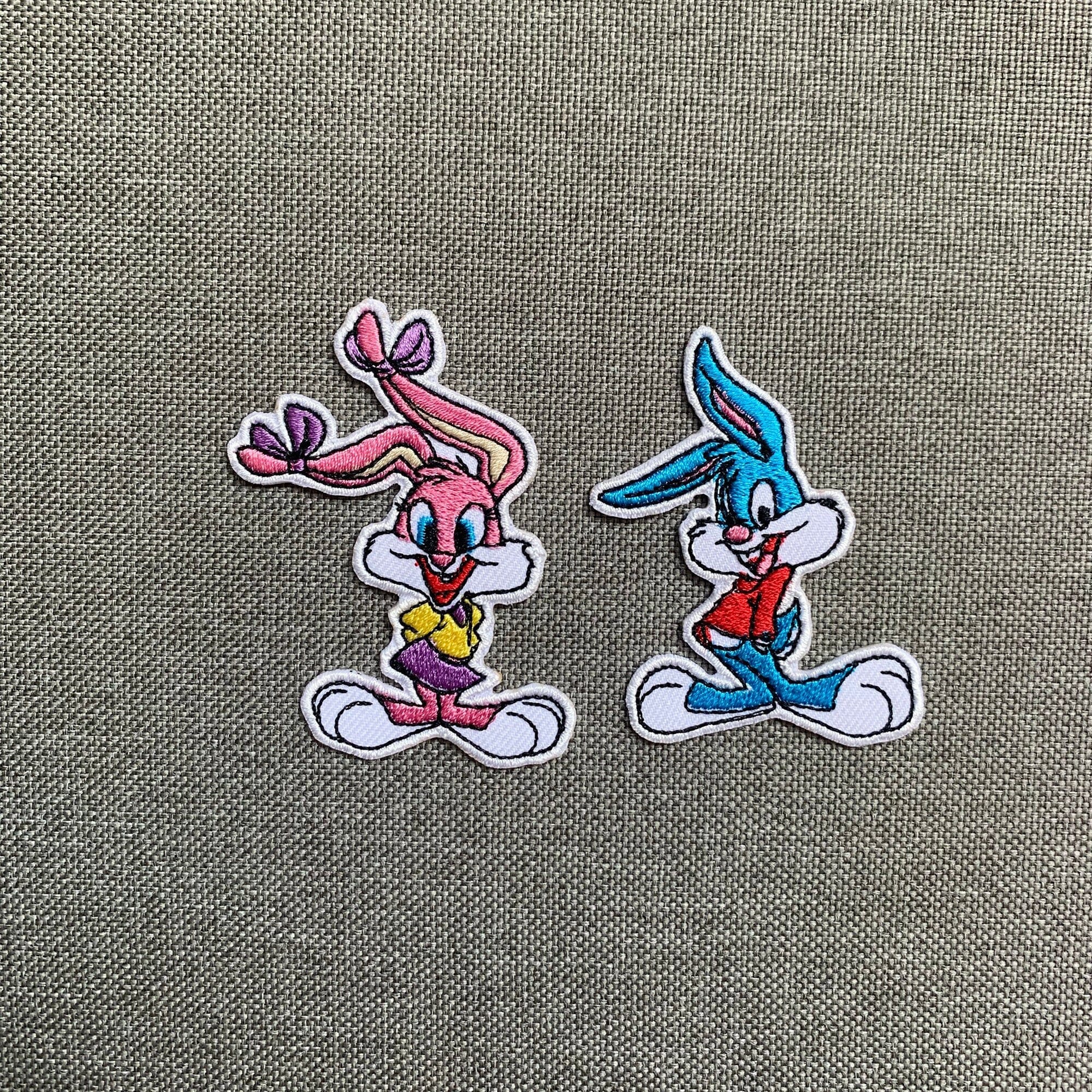 Babs bunny Buster bunny Patches iron on patches iron on patch patches for Jackets embroidery patch Patch for backpack