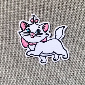 Marie cat  Patches iron on Cat patches  iron on patch patches for Jackets embroidery patch Patch for backpack