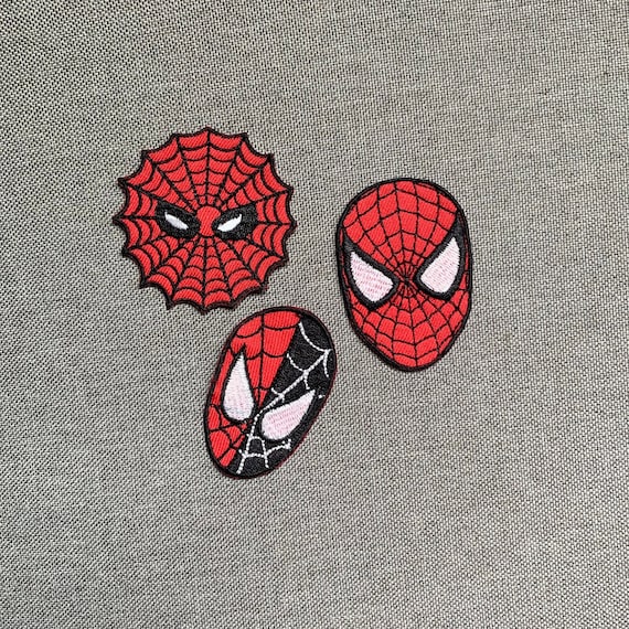Spiderman Parches plancha en parches Spiderman plancha en | Etsy México