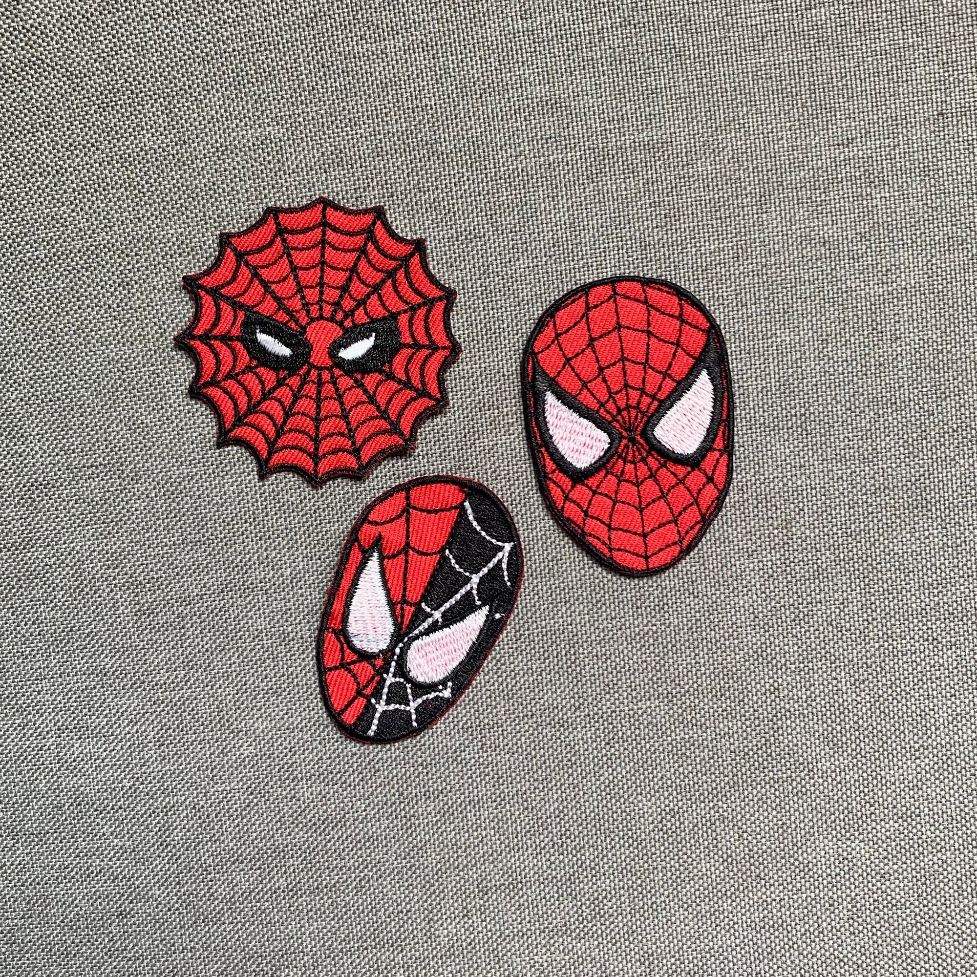 Marvel © Spiderman Comic 2 Iron on Patches, Size 2,14 X 2,30 Inch 