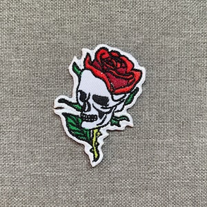 Skull Patches iron on patches Skull iron on patch patches for Jackets embroidery patch Patch for backpack
