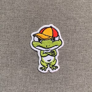 Frog Patches iron on patches Frog iron on patch patches for Jackets embroidery patch Patch for backpack