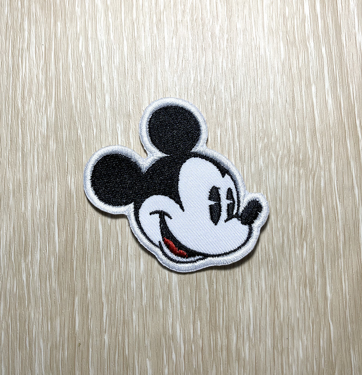 Color : #1 Kids, Boys Sew On Applique Patch Custom Backpack Patches for Men Dark blue sea Towel-Embroidered Mickey Mouse Embroidery Patches 