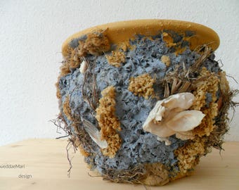 Blumen Von Austernschalen Blumen Coastal Stil Dekoration Etsy