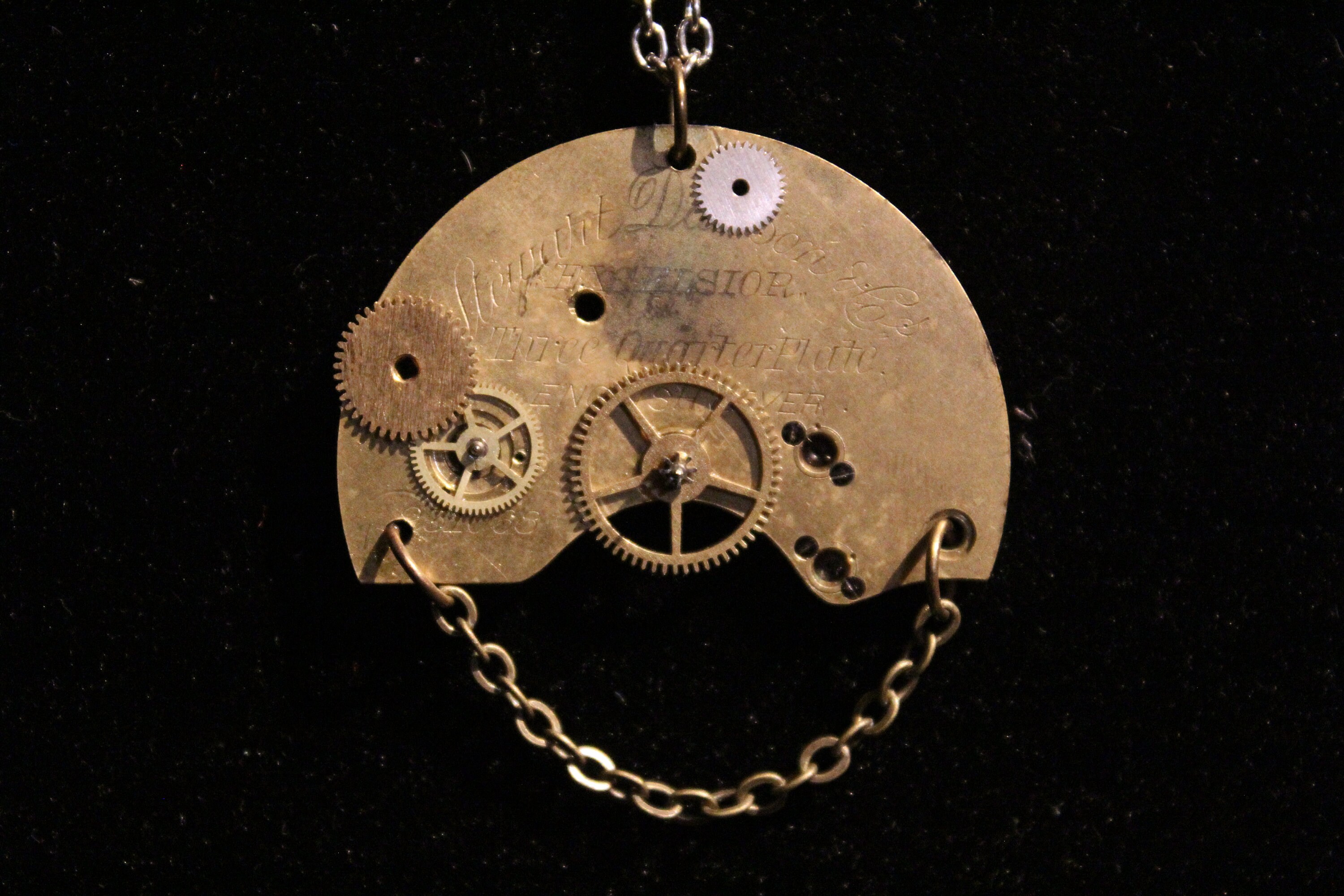 Steampunk Clockwork Necklace Etsy Norway