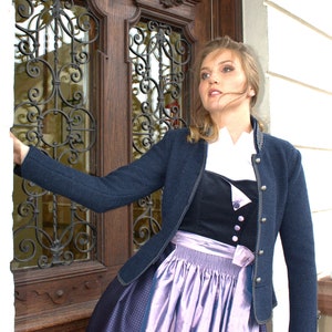 Dirndl made of velvet & silk made in Bavaria/Munich a festive dress for Oktoberfest image 4