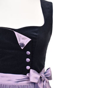 Dirndl made of velvet & silk made in Bavaria/Munich a festive dress for Oktoberfest image 3