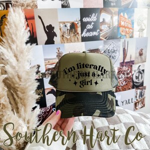Camo Mama Hat, Western Hat for Women, Western Hat, Trucker Hat for Women