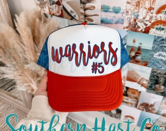 Customized Baseball Mom Trucker Hat