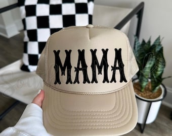 Mama Hat, Cute Mama Hat, Mama Gift, Trucker Hat for Women