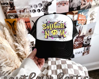 Softball Mom Trucker Hat, Game Day Outfit