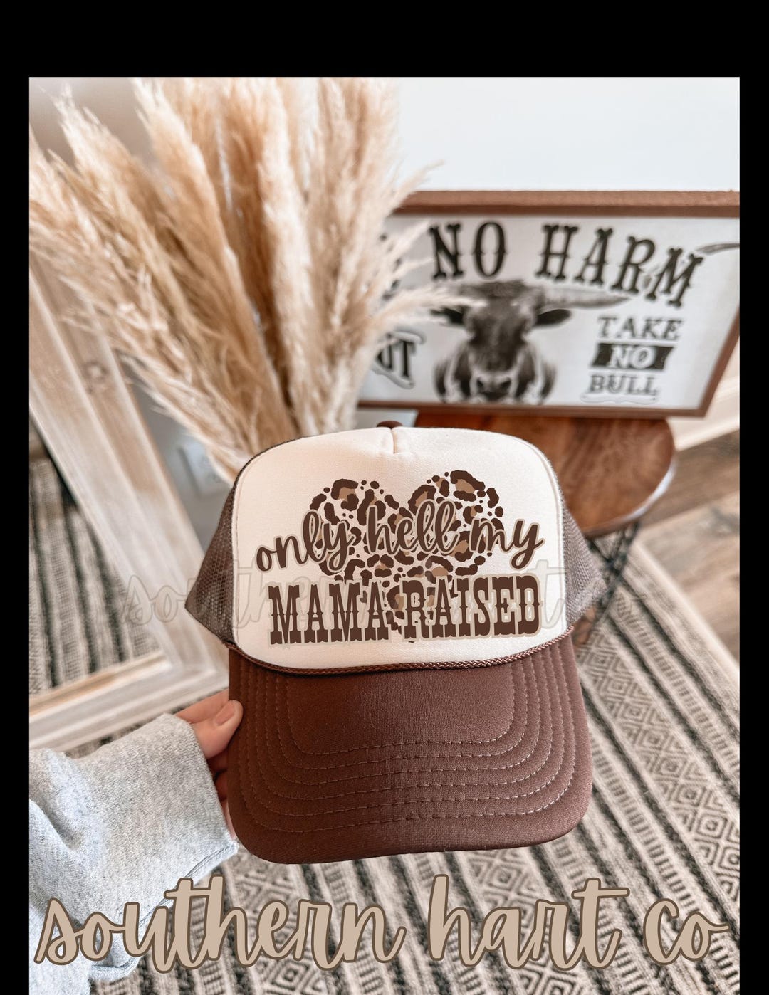 Hell mama raised- Ball Cap
