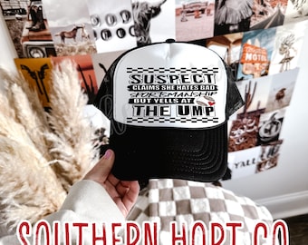 Baseball Mom Trucker Hat, Funny Game Day Outfit