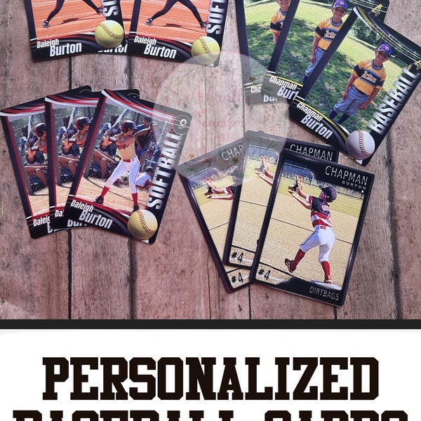 Shop Custom Baseball Card Online Etsy