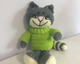 Hand Knit Kitty