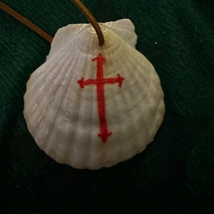Hand Crafted Scallop Shell for Camino Pilgrim - Rustic and Pilgrim Made