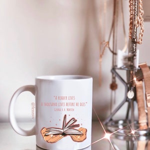 Pink Reader George R.R. Martin Mug Gift