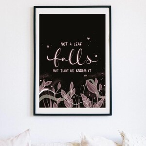 Islamic Neon Pink Quote Print Digital Download Islamic Gift