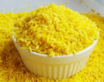 Sunshine Yellow Sensory Rice - 4 Cups