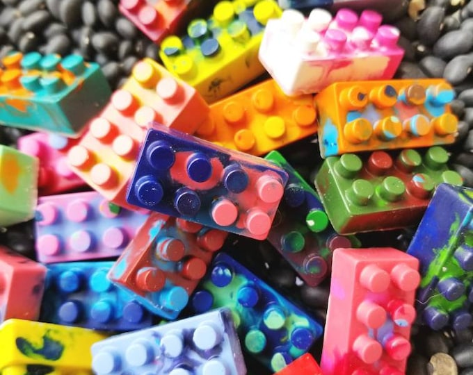 Recycled Brick Crayon Set / Set of 10 Bricks