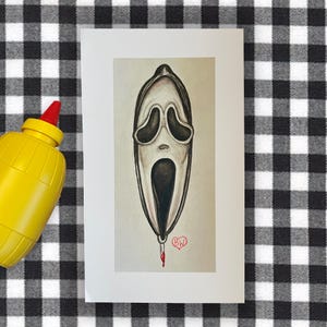 Scream Dog, Corn Dog Art Print