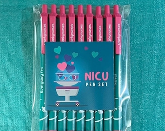 NICU Snarky Pens! Black ink pens for Nurses, CNAs, Nurse Practitioners |  Funny Pens for Nurses | Nurse Pens | Nurse Gifts | NICU | Neonatal