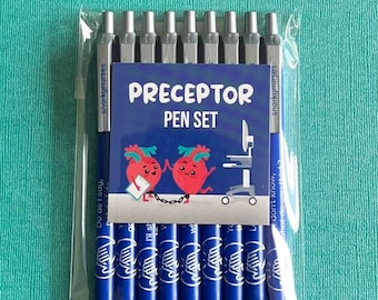 Preceptor Nurse Snarky Pens! Black ink pens for nurses, CNAs, Preceptor Clinical pens |  Funny Pens for Nurses | Nurse Pens | Nurse Gifts