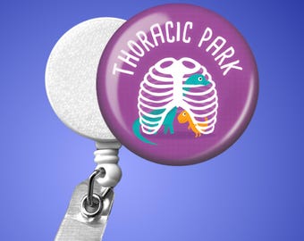 Lustige Krankenschwester Abzeichen Reel Thoracic Park Design (einziehbarer Ausweishalter)