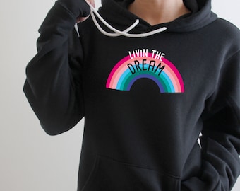 Livin the Dream Nurse Hoodie: Soft, Comfy Sweatshirt for Nurses