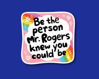 Nurse Badge Reel Topper, Mr. Rogers Funny Design (Interchangeable Clip)